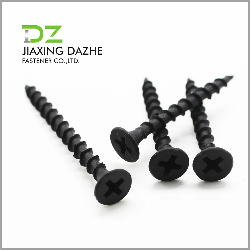 Tornillo negro para paneles de yeso