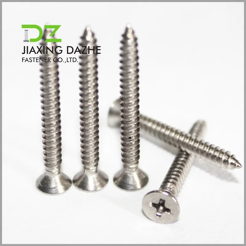 Steel Cross Flat Head Self Tapping Screw